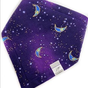 HANDMADE Moon Pet, Cat, Dog Bandana XS 10”